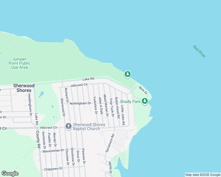map of restaurants, bars, coffee shops, grocery stores, and more near 331 Friar Tuck Drive in Gordonville