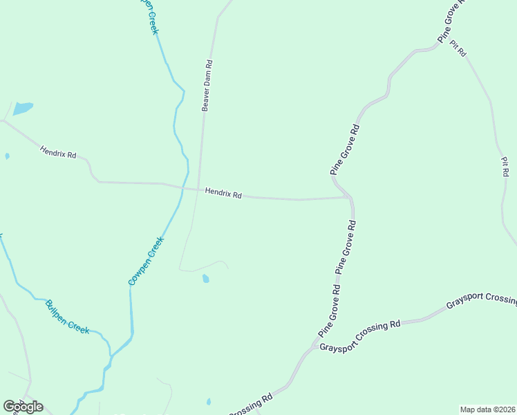 map of restaurants, bars, coffee shops, grocery stores, and more near 2025 Hendrix Road in Coffeeville
