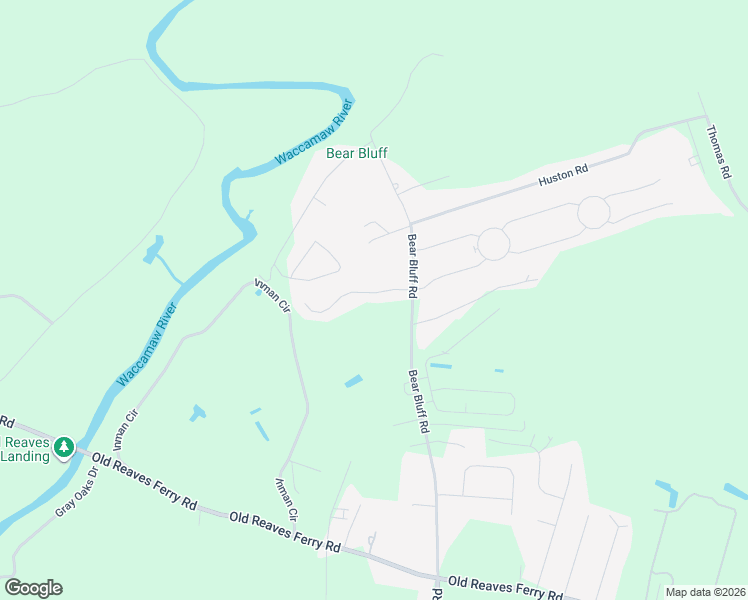 map of restaurants, bars, coffee shops, grocery stores, and more near 128 Barons Bluff Drive in Conway