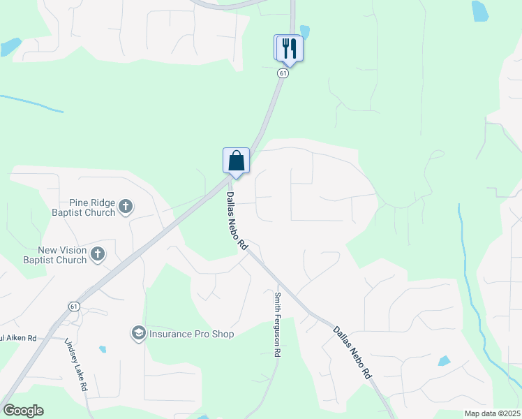 map of restaurants, bars, coffee shops, grocery stores, and more near 177 Alma Drive in Dallas