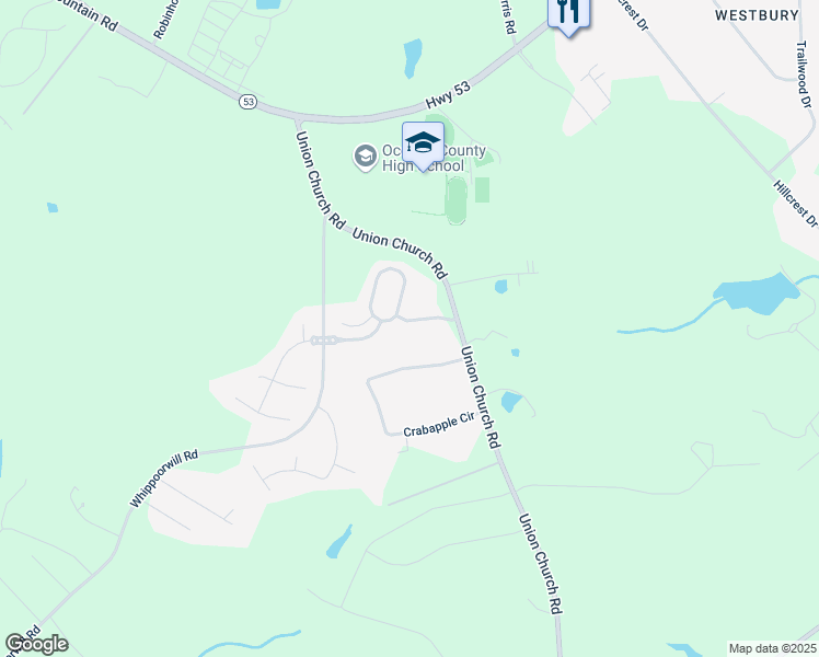 map of restaurants, bars, coffee shops, grocery stores, and more near 1411 Coldwater Place in Watkinsville