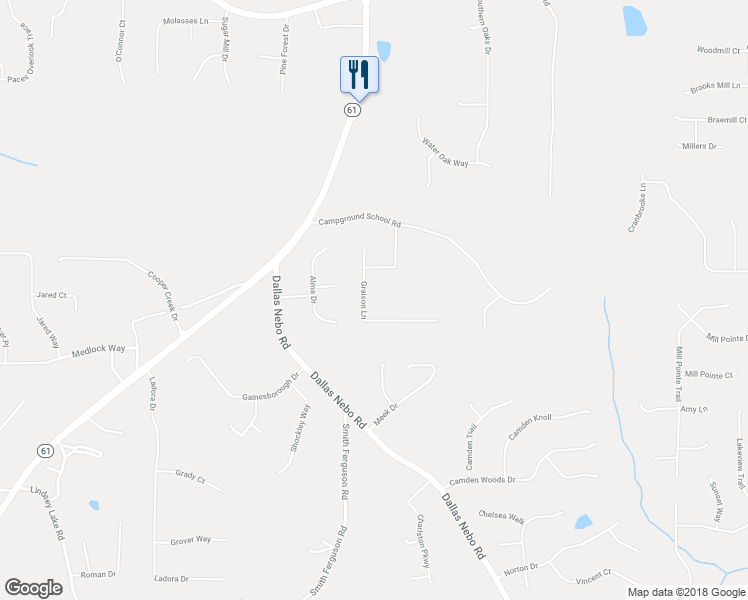 map of restaurants, bars, coffee shops, grocery stores, and more near 248 Graison Lane in Dallas