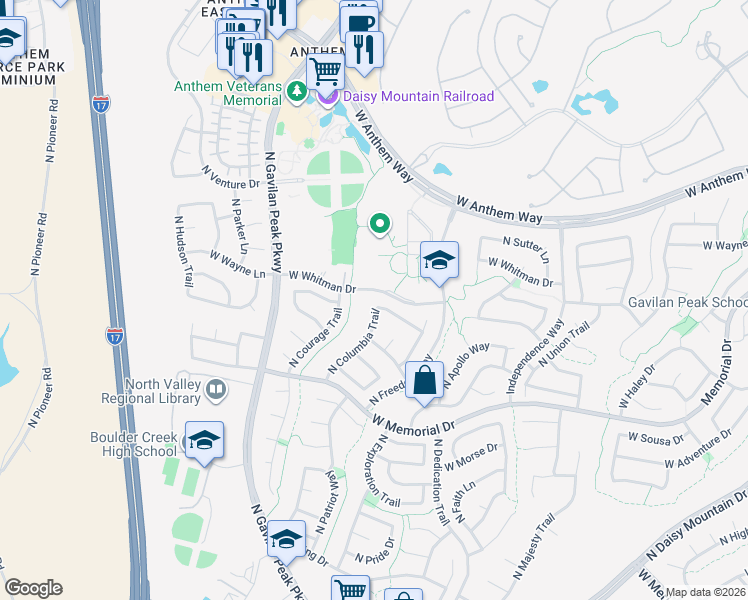 map of restaurants, bars, coffee shops, grocery stores, and more near 3514 West Memorial Drive in Phoenix