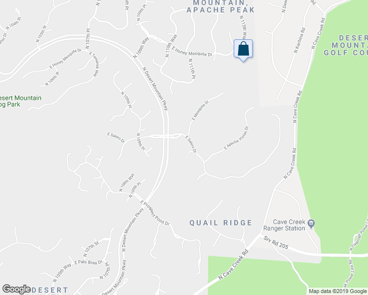 map of restaurants, bars, coffee shops, grocery stores, and more near 11126 East Nugget Drive in Scottsdale