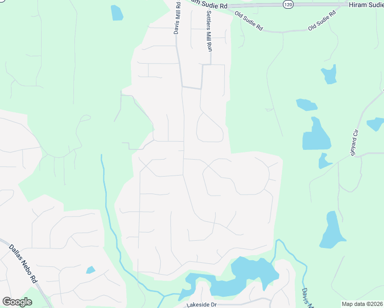 map of restaurants, bars, coffee shops, grocery stores, and more near 33 Davis Mill Drive in Dallas