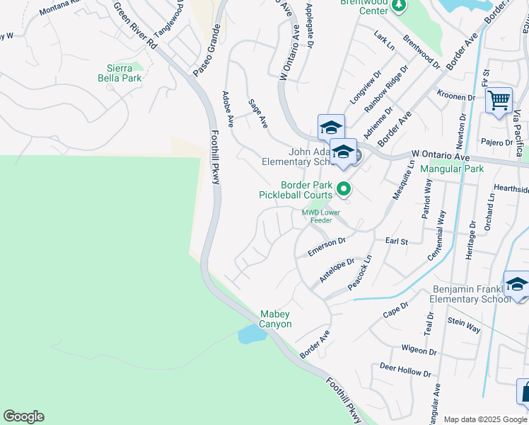 map of restaurants, bars, coffee shops, grocery stores, and more near 1780 Moccasin Trail Circle in Corona