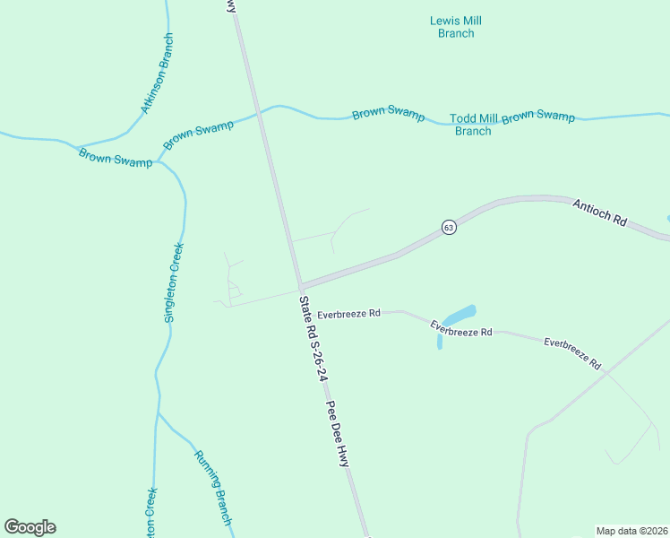 map of restaurants, bars, coffee shops, grocery stores, and more near 6924 Antioch Road in Conway