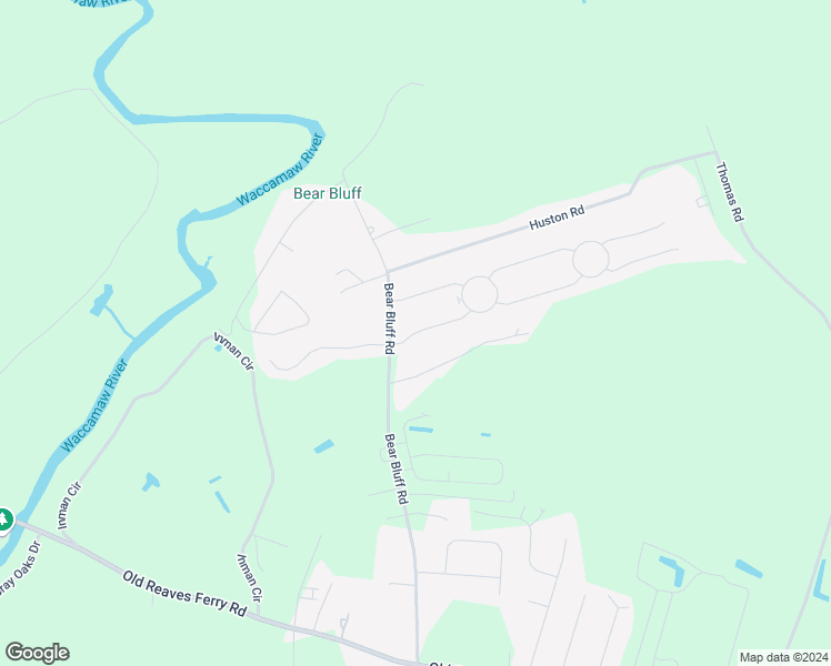 map of restaurants, bars, coffee shops, grocery stores, and more near 121 Yeomans Drive in Conway