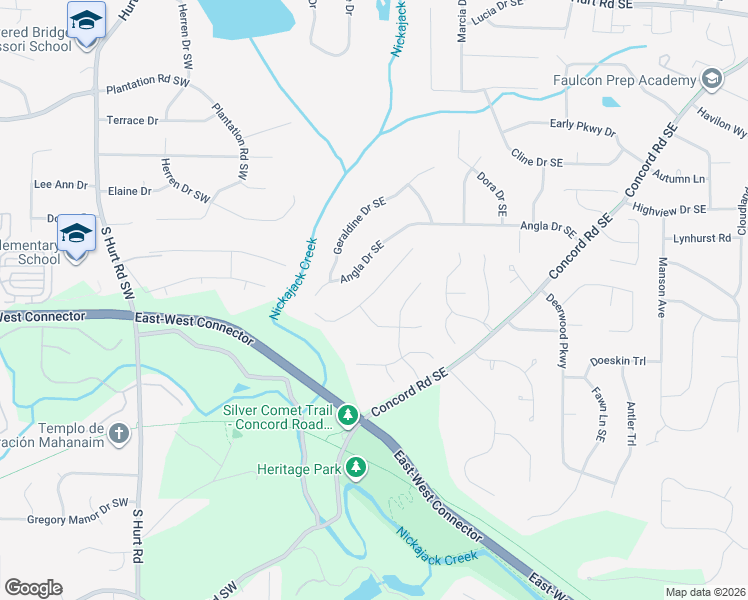 map of restaurants, bars, coffee shops, grocery stores, and more near 2534 Haddenham Lane in Smyrna