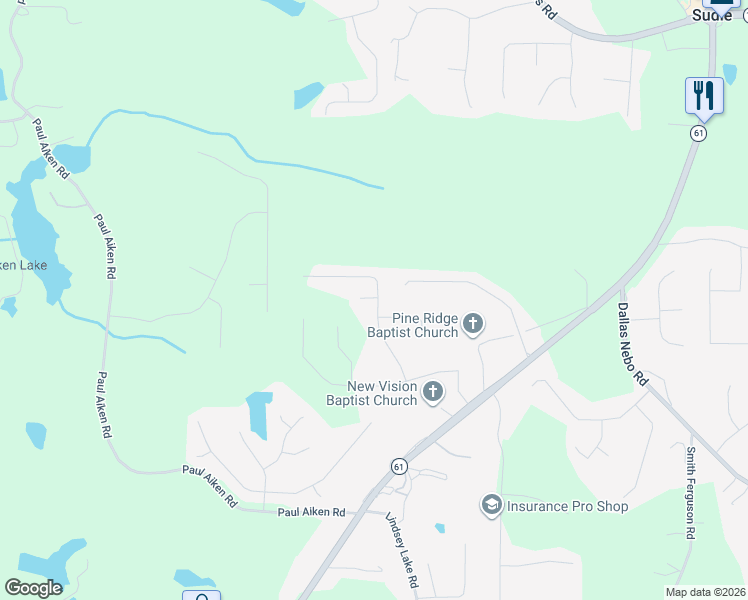 map of restaurants, bars, coffee shops, grocery stores, and more near 430 Cooper Creek Drive in Dallas