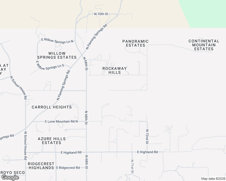map of restaurants, bars, coffee shops, grocery stores, and more near 7081 East Rockaway Hills Drive in Cave Creek