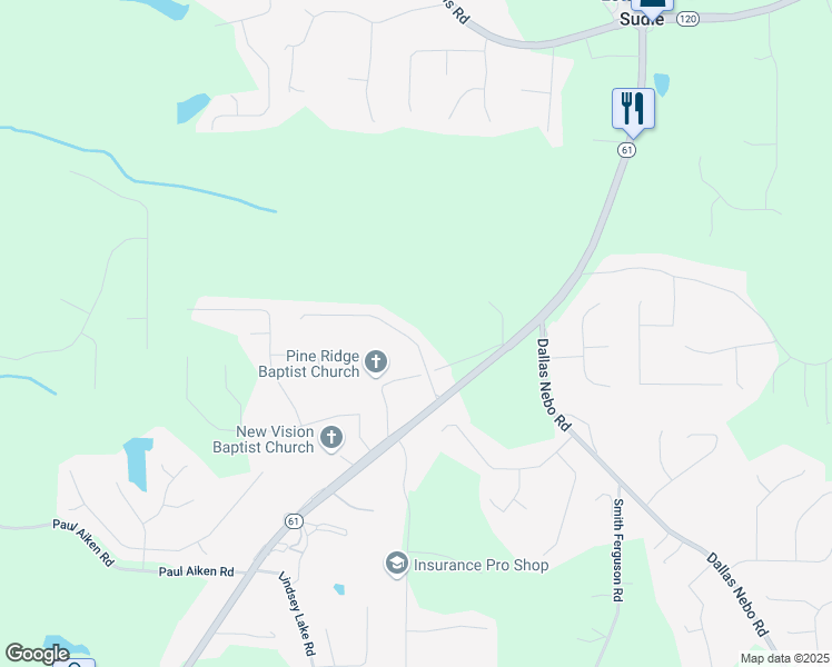 map of restaurants, bars, coffee shops, grocery stores, and more near 152 Cooper Creek Drive in Dallas