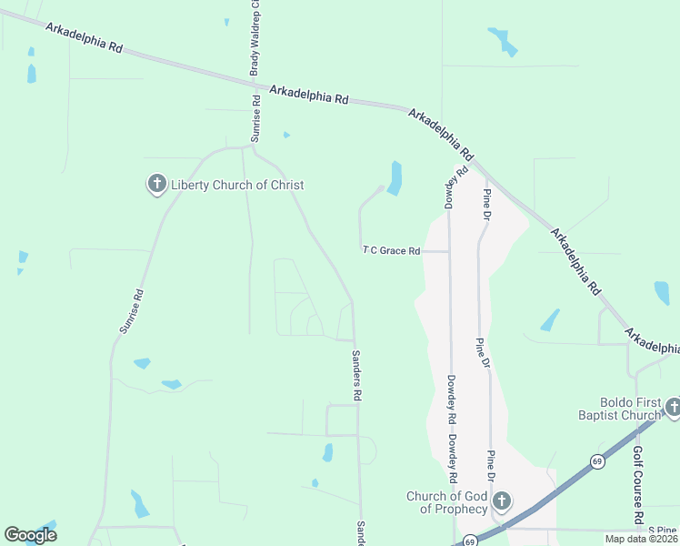 map of restaurants, bars, coffee shops, grocery stores, and more near 760-914 Sanders Road in Jasper