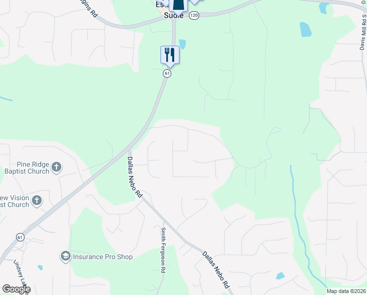 map of restaurants, bars, coffee shops, grocery stores, and more near 92 Magnolia Way in Dallas