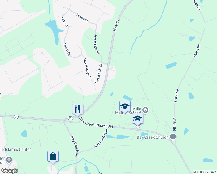 map of restaurants, bars, coffee shops, grocery stores, and more near 5357 Highway 81 in Loganville