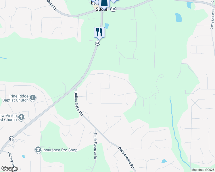 map of restaurants, bars, coffee shops, grocery stores, and more near 92 Magnolia Way in Dallas