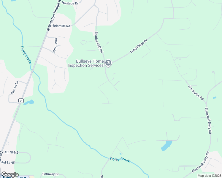 map of restaurants, bars, coffee shops, grocery stores, and more near 1774-1934 Shades Cliff Road in Jasper