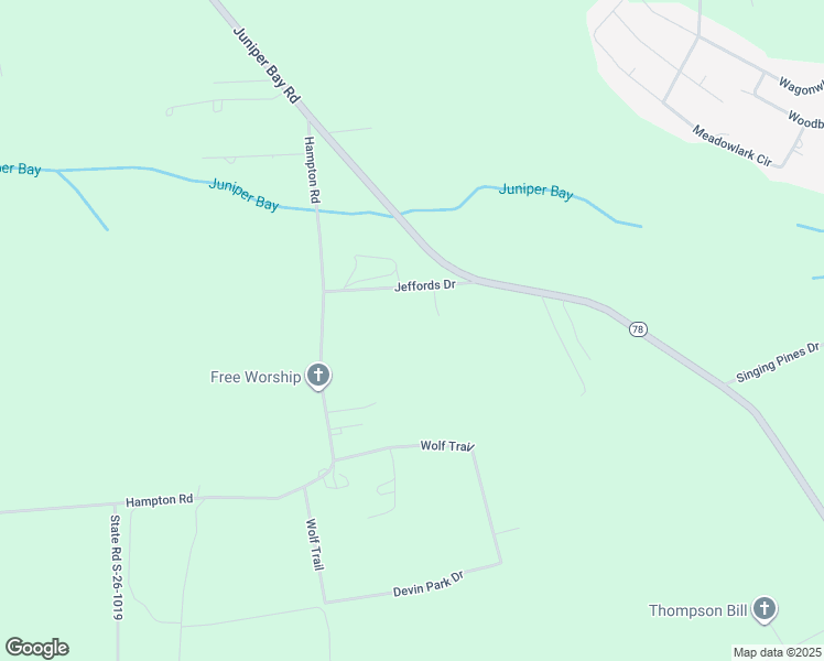 map of restaurants, bars, coffee shops, grocery stores, and more near 4835 Jeffords Drive in Conway