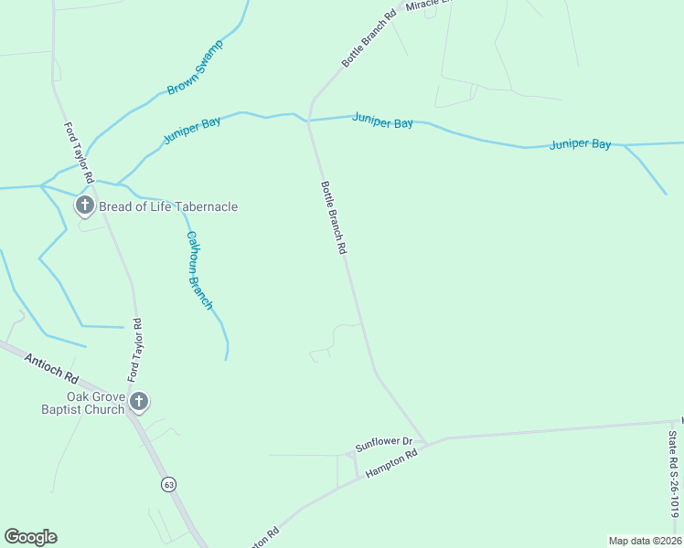 map of restaurants, bars, coffee shops, grocery stores, and more near 4531 Bottle Branch Road in Conway