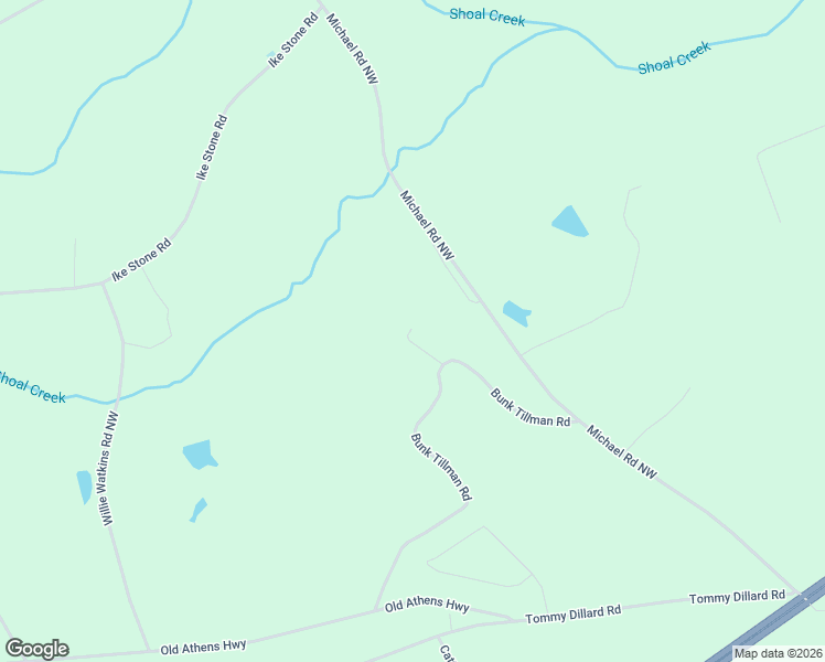 map of restaurants, bars, coffee shops, grocery stores, and more near 3200 Bunk Tillman Road in Monroe