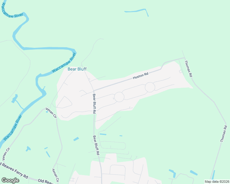 map of restaurants, bars, coffee shops, grocery stores, and more near 252 Grasmere Lake Circle in Conway