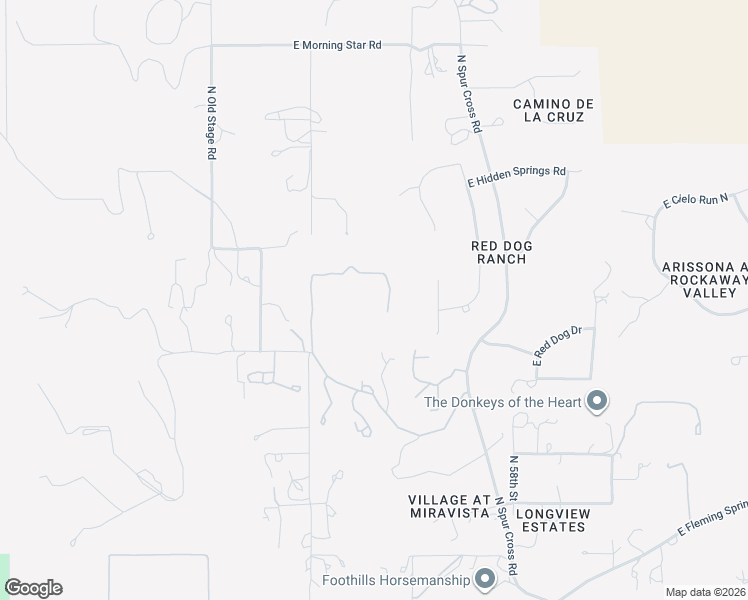 map of restaurants, bars, coffee shops, grocery stores, and more near 41150 North 56th Street in Cave Creek
