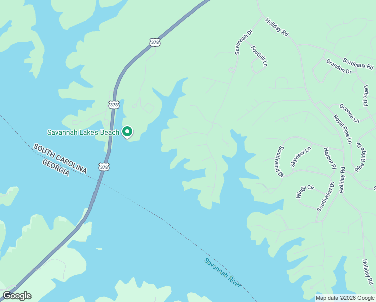 map of restaurants, bars, coffee shops, grocery stores, and more near 209 Old Ferry Road in McCormick