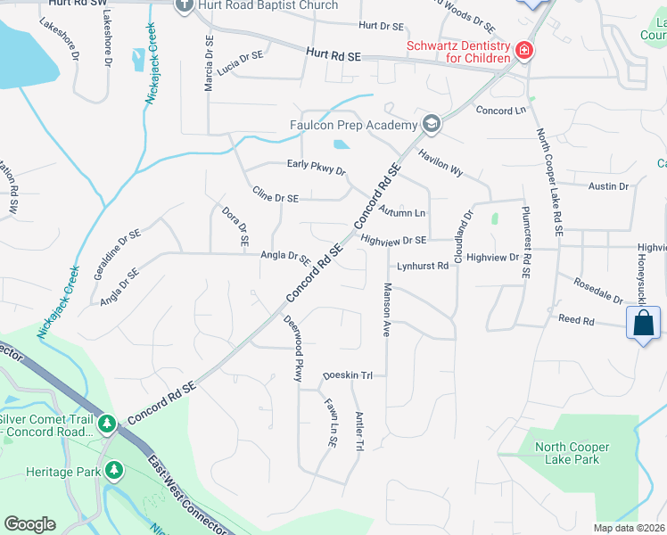 map of restaurants, bars, coffee shops, grocery stores, and more near 500 Tackett Farms Road in Smyrna