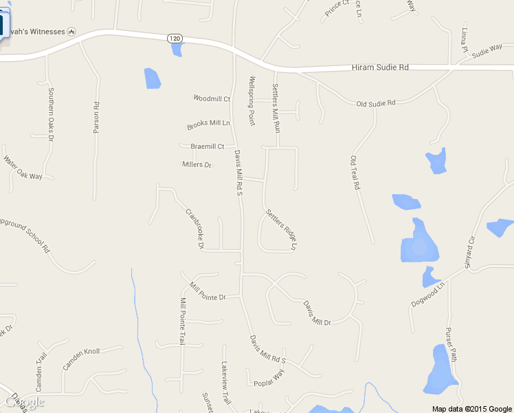 map of restaurants, bars, coffee shops, grocery stores, and more near 200 Settlers Ridge Lane in Hiram