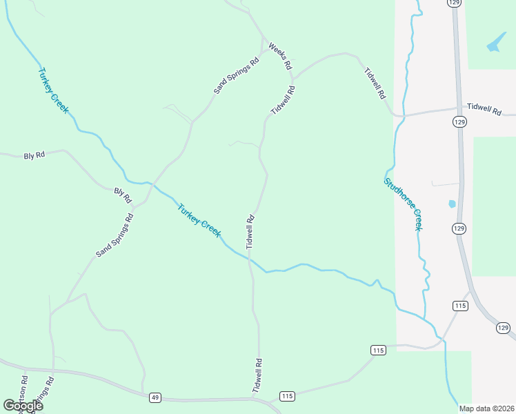 map of restaurants, bars, coffee shops, grocery stores, and more near Tidwell Road in Winfield