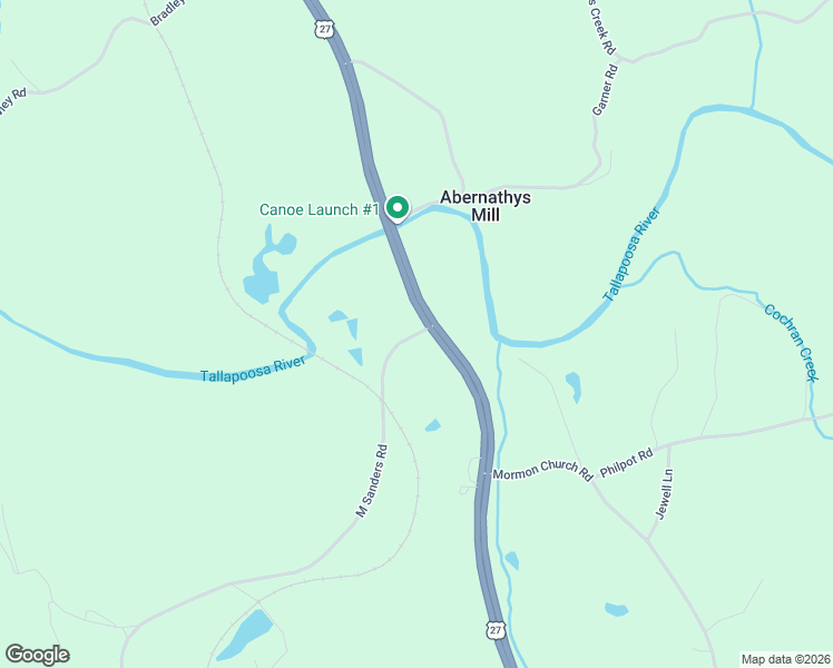 map of restaurants, bars, coffee shops, grocery stores, and more near 1080 M Sanders Road in Buchanan