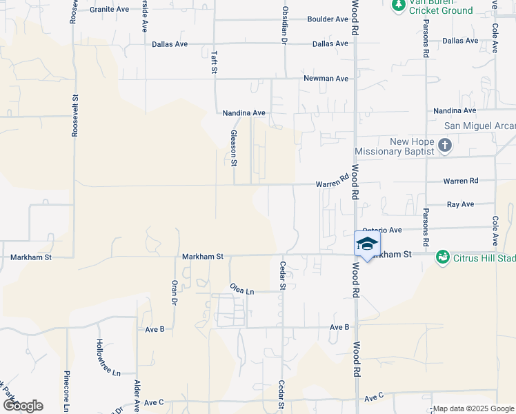 map of restaurants, bars, coffee shops, grocery stores, and more near 17785 Brazier Drive in Riverside