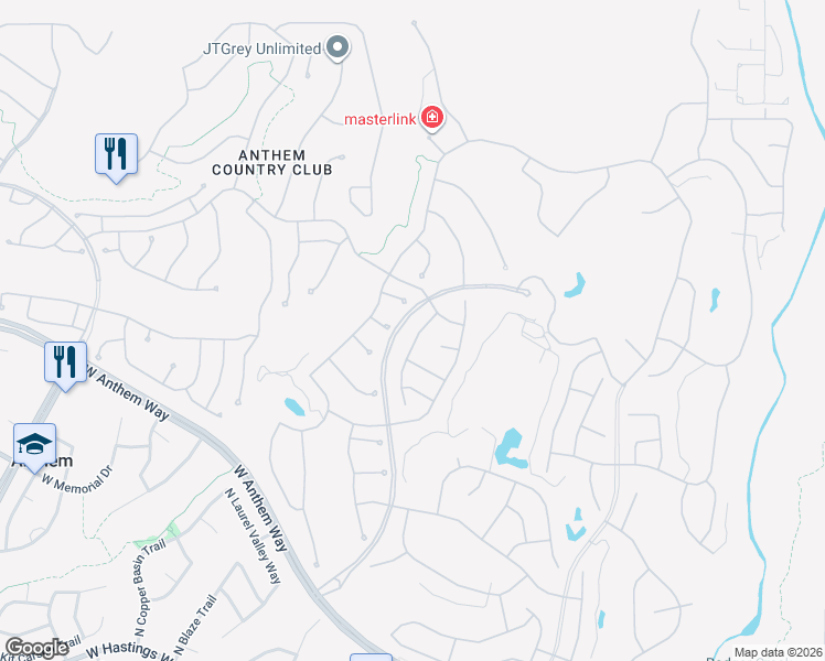 map of restaurants, bars, coffee shops, grocery stores, and more near 1908 West Turtle Hill Court in New River