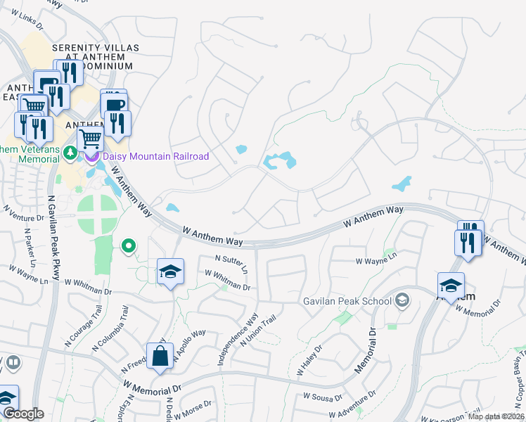 map of restaurants, bars, coffee shops, grocery stores, and more near 41424 North Clear Crossing Road in New River
