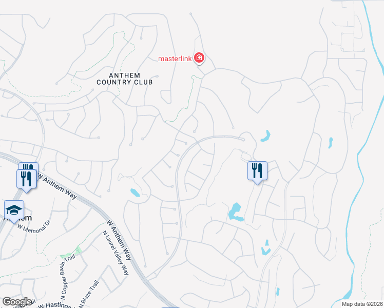 map of restaurants, bars, coffee shops, grocery stores, and more near 41437 North Bent Creek Way in New River