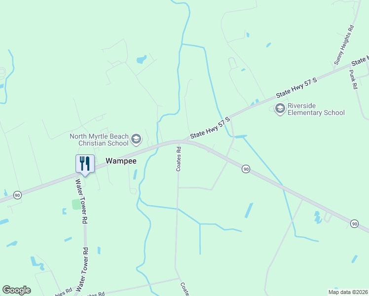 map of restaurants, bars, coffee shops, grocery stores, and more near 2321 Cat Briar Court in Longs