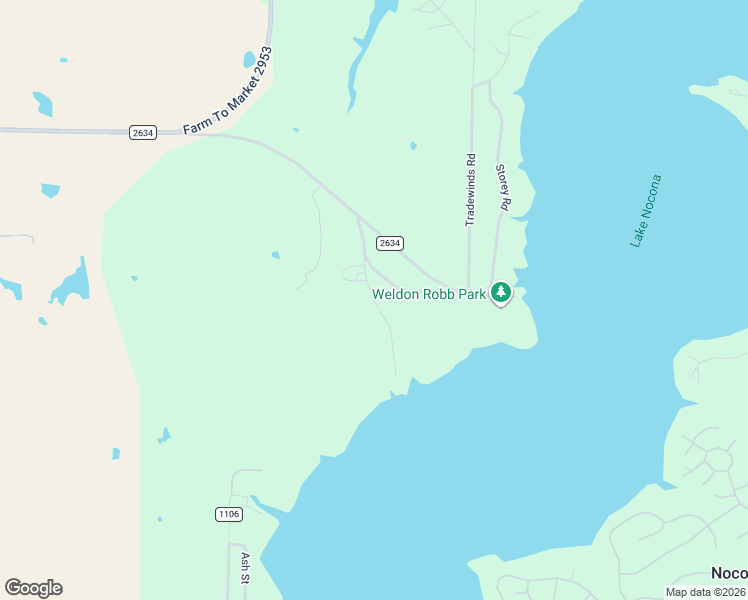 map of restaurants, bars, coffee shops, grocery stores, and more near Smith Road in Montague County