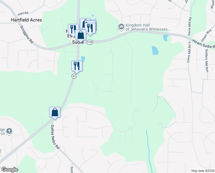 map of restaurants, bars, coffee shops, grocery stores, and more near 436 Southern Oaks Drive in Dallas