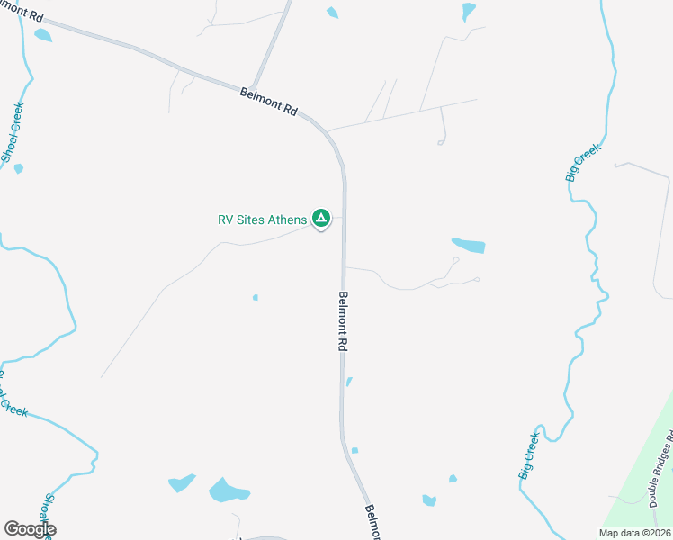 map of restaurants, bars, coffee shops, grocery stores, and more near 1068 Belmont Road in Athens