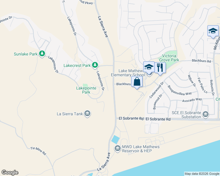map of restaurants, bars, coffee shops, grocery stores, and more near in El Sobrante