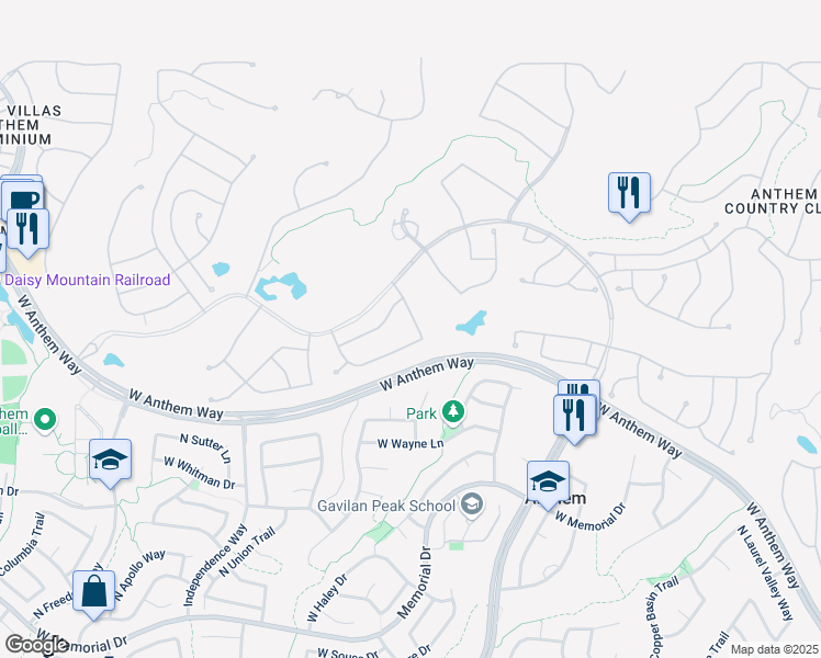 map of restaurants, bars, coffee shops, grocery stores, and more near 41614 Panther Creek Trail in New River