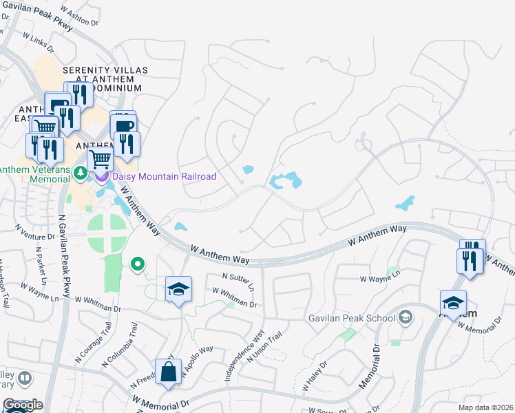 map of restaurants, bars, coffee shops, grocery stores, and more near 41628 North Cedar Chase Road in New River