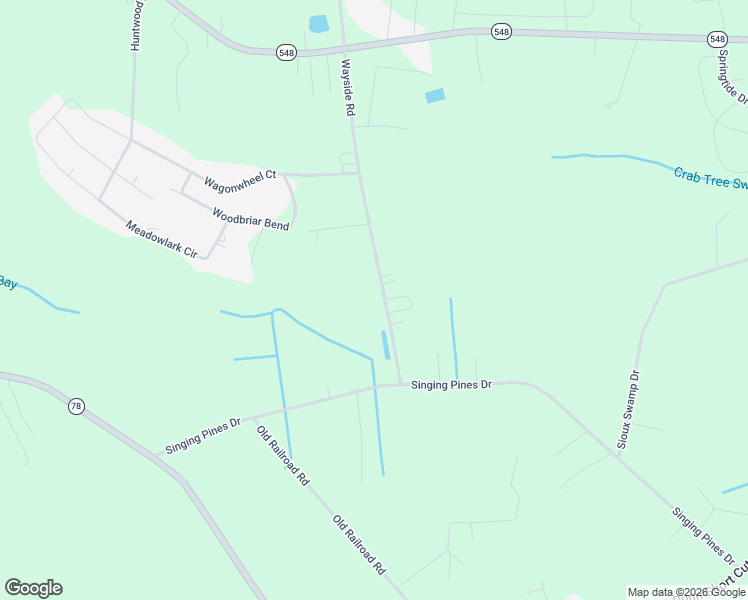 map of restaurants, bars, coffee shops, grocery stores, and more near 3125 Wayside Road in Conway