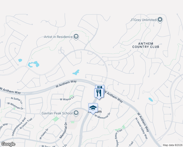 map of restaurants, bars, coffee shops, grocery stores, and more near 2508 West Muirfield Drive in Phoenix