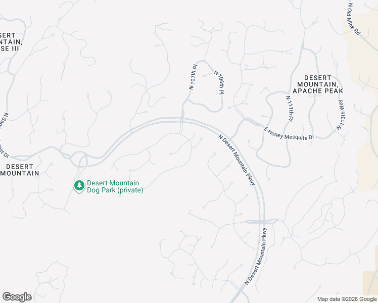 map of restaurants, bars, coffee shops, grocery stores, and more near 41567 North 107th Way in Scottsdale