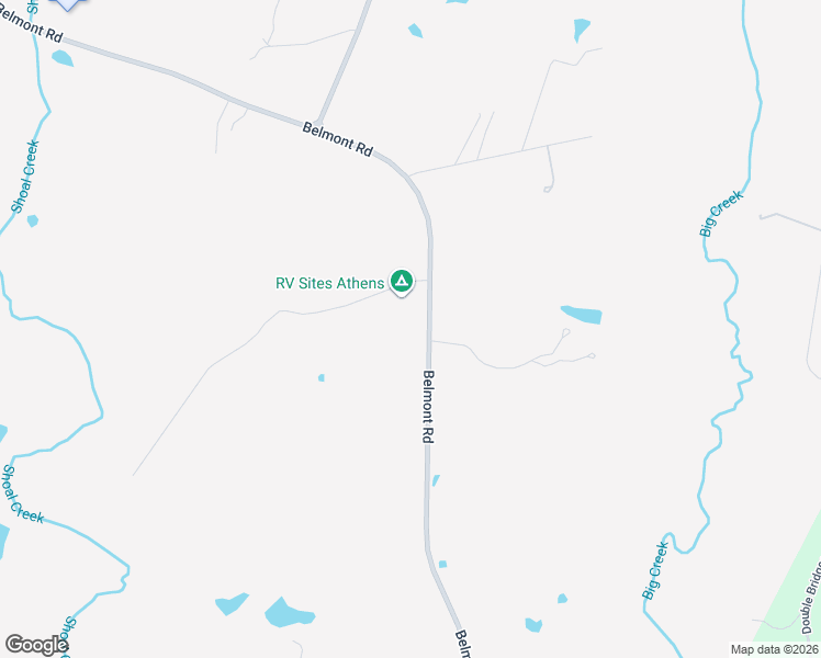 map of restaurants, bars, coffee shops, grocery stores, and more near 1068 Belmont Road in Athens