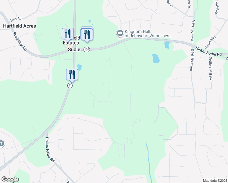 map of restaurants, bars, coffee shops, grocery stores, and more near 430 Parson Road in Dallas