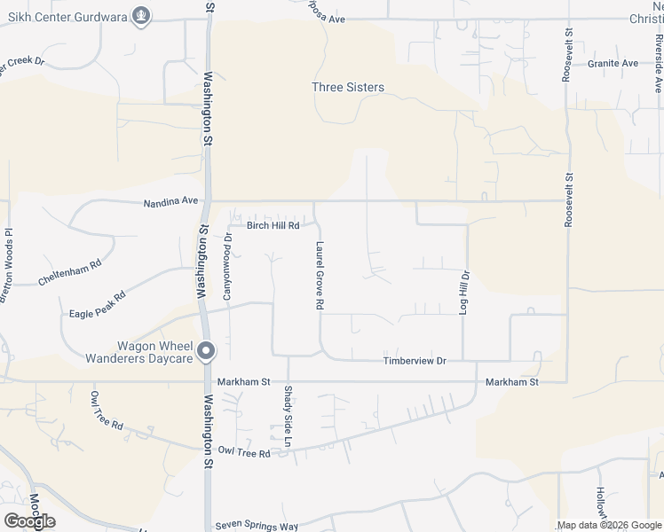 map of restaurants, bars, coffee shops, grocery stores, and more near 17706 Laurel Grove Road in Riverside