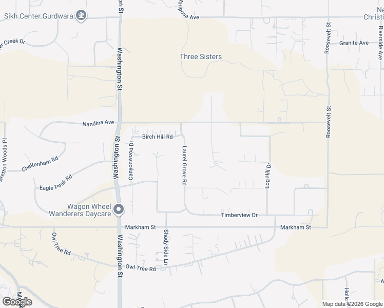 map of restaurants, bars, coffee shops, grocery stores, and more near 17706 Laurel Grove Road in Riverside