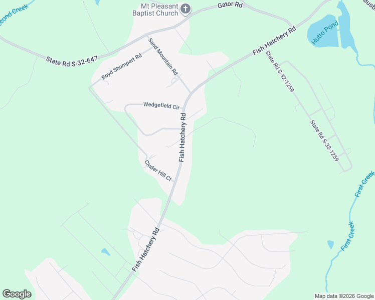 map of restaurants, bars, coffee shops, grocery stores, and more near 3567 Fish Hatchery Road in Gaston